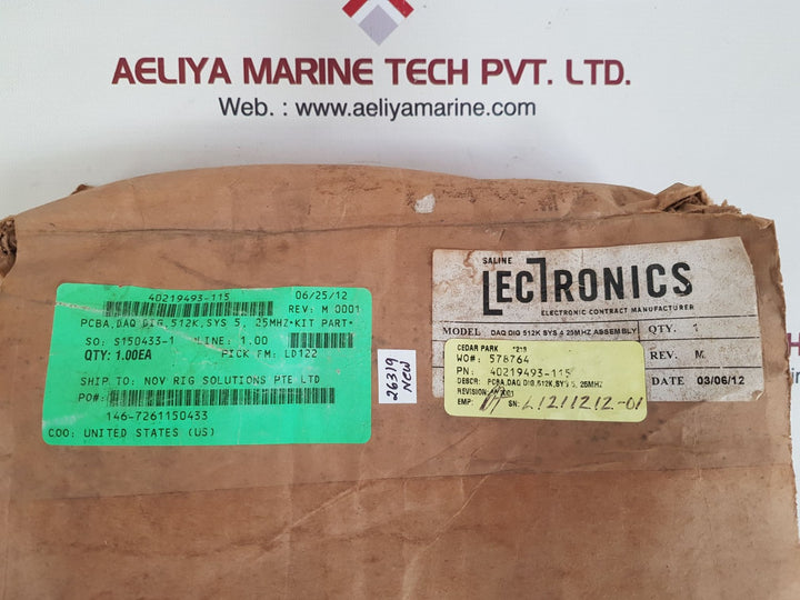 M/d totco 40219493 rev m pcb board 219494-001