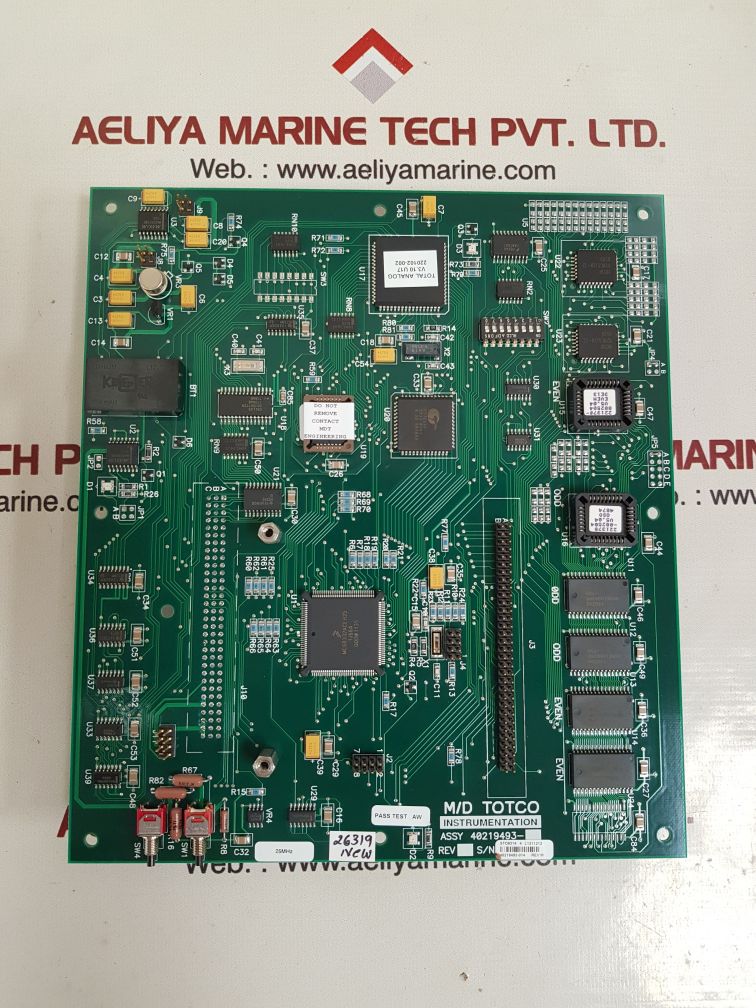 M/d totco 40219493 rev m pcb board 219494-001