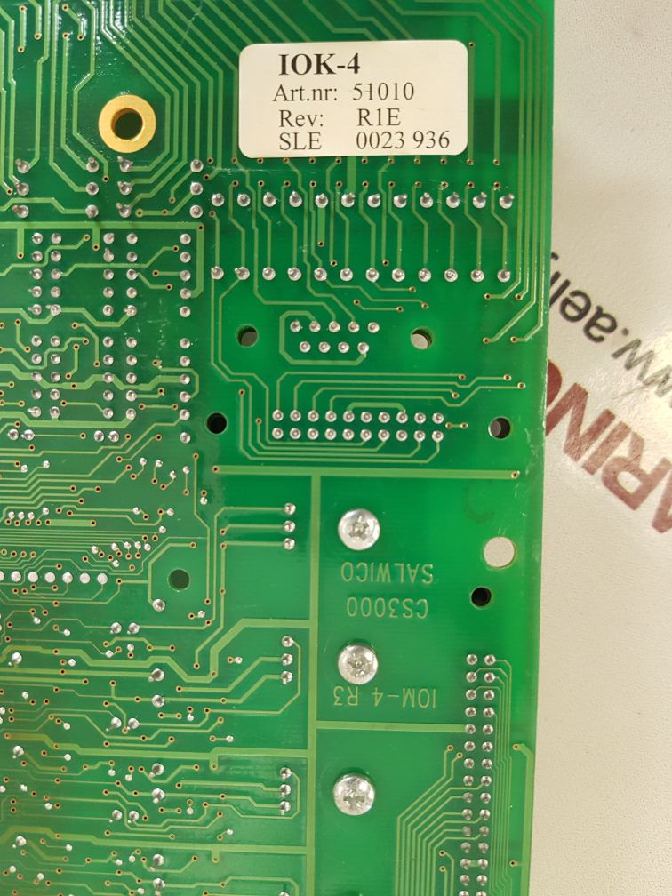 Salwico cs3000 iok-4 input output board iom-4 r3