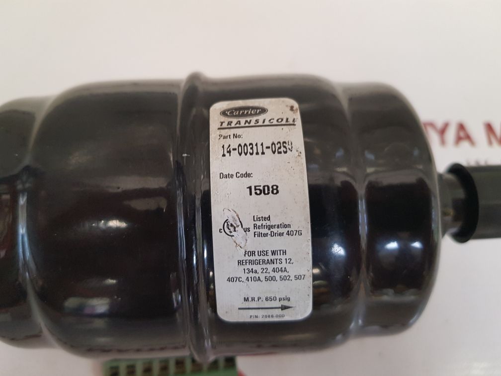 Carrier 14-00311-02sv refrigerant filter drier
