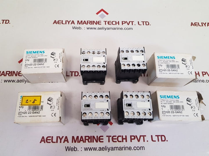 Siemens 3th2022-0an2 contactor relay
