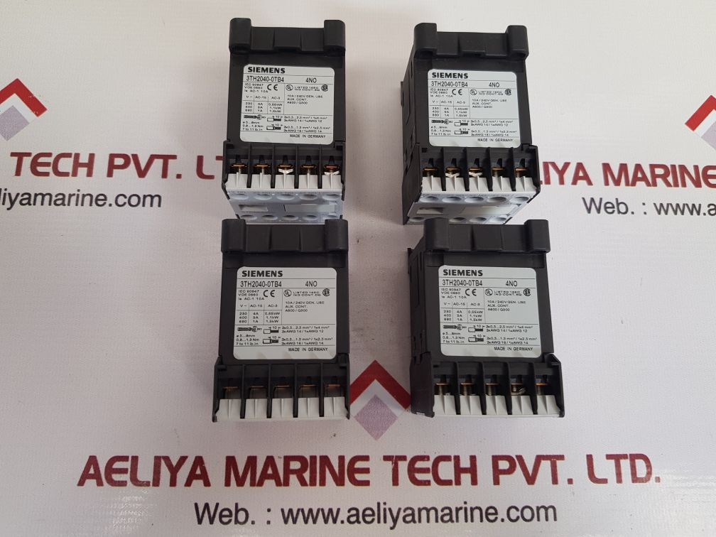 Siemens 3th2040-0tb4 contactor relay
