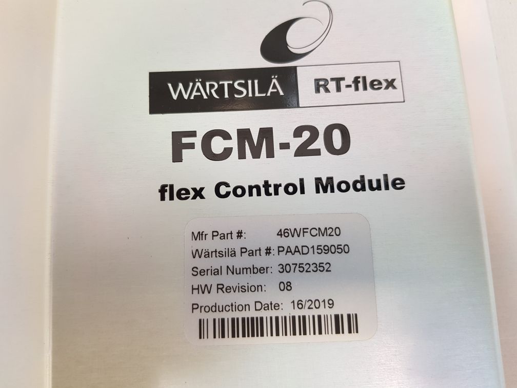 Wartsila rt-flex fcm-20 control unit New 
