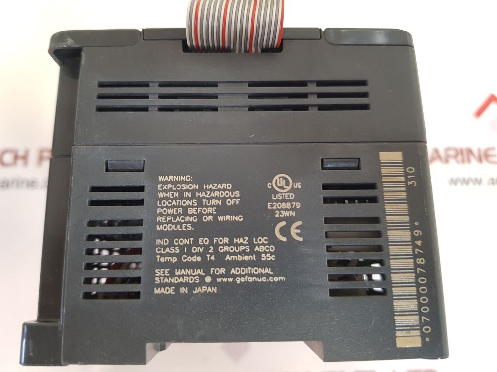 Ge fanuc ic200uex211-b micro expansion unit 5vdc/240vac 2a max
