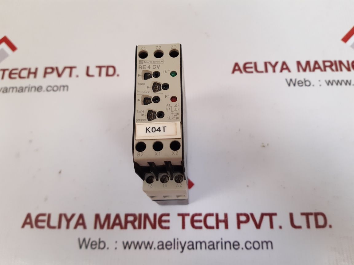 Telemecanique re 4 cv11bu timer relay
