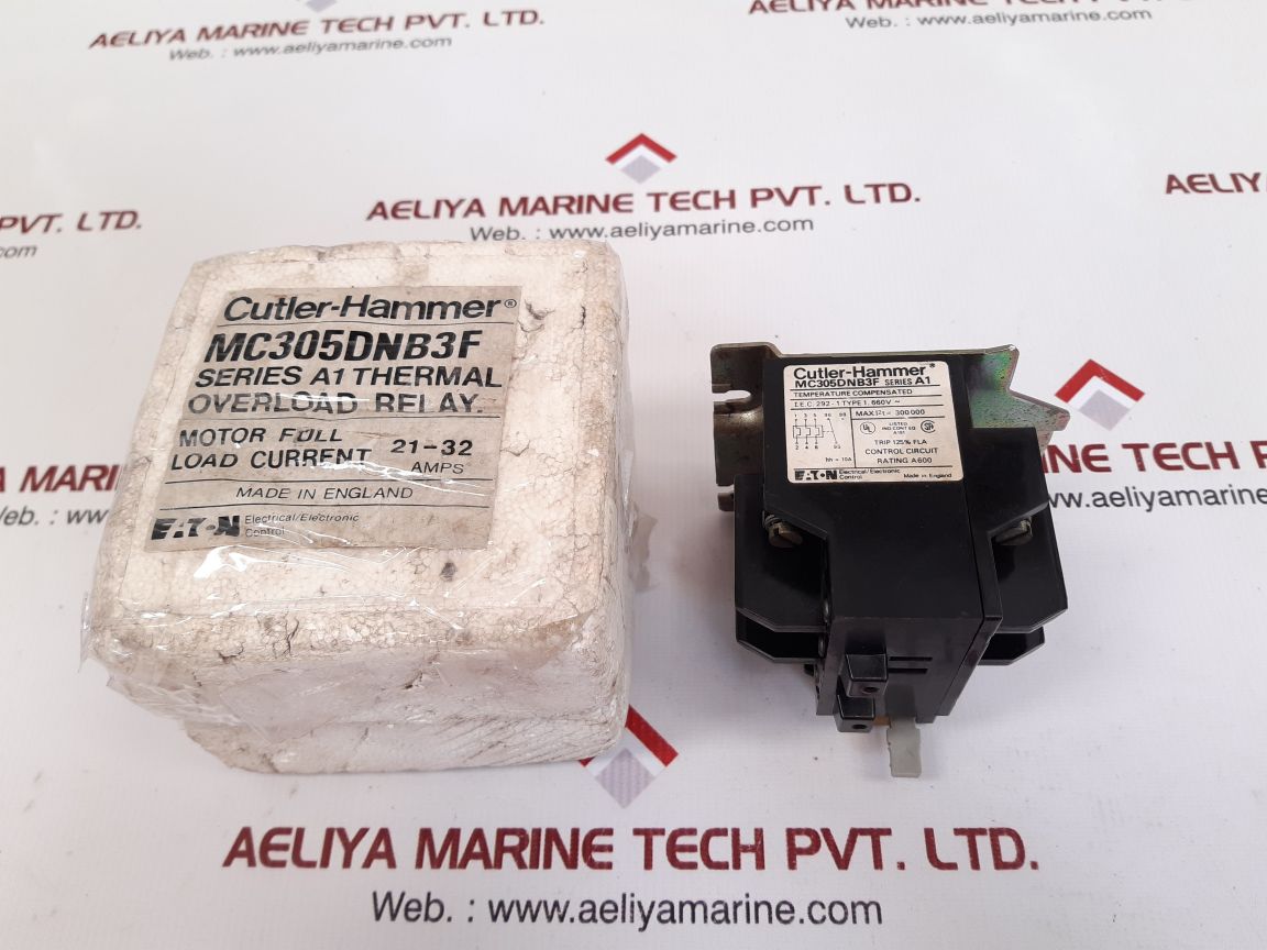 Cutler-hammer mc305dnb3f thermal overload relay
