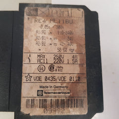 Telemecanique re4 ml11bu time relay 0,05s-300h
