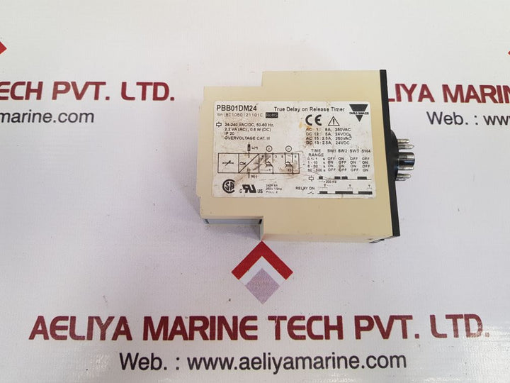 Carlo gavazzi pbb01dm24 true delay on release timer  Used
