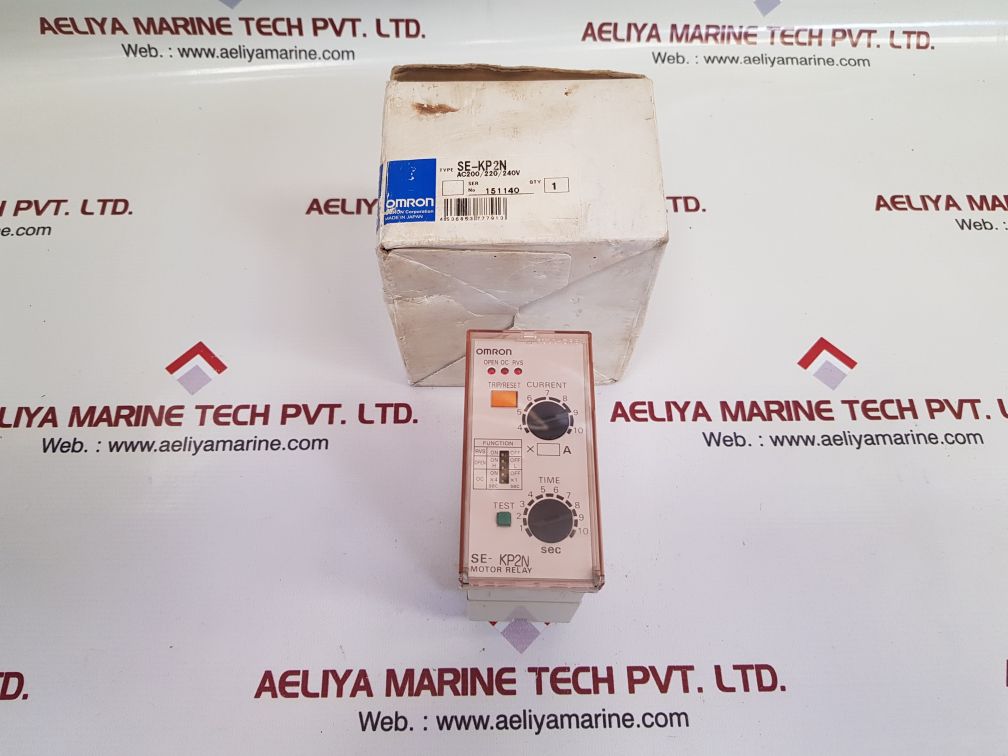 Omron se-kp2n motor protective relay 
