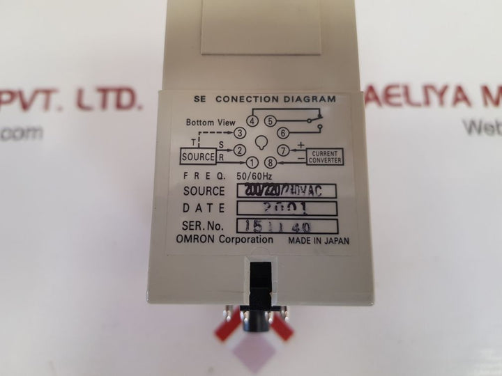 Omron se-kp2n motor protective relay 
