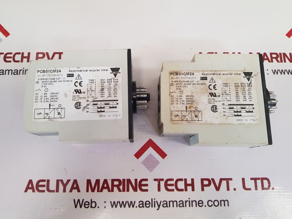 Carlo gavazzi pcb01cm24 time delay relay
