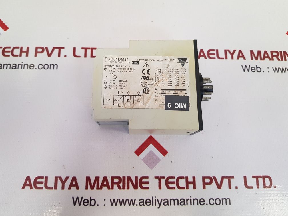 Carlo gavazzi pcb01dm24 multifunction timer