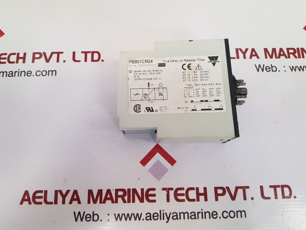 Carlo gavazzi pbb01cm24 time delay relay