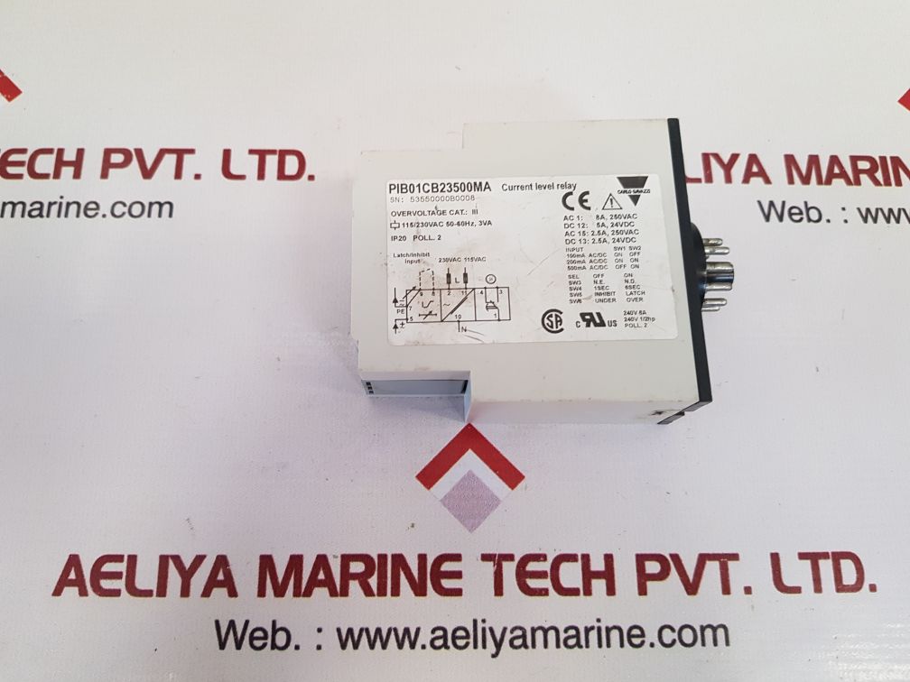 Carlo gavazzi pib01cb23500ma current level relay