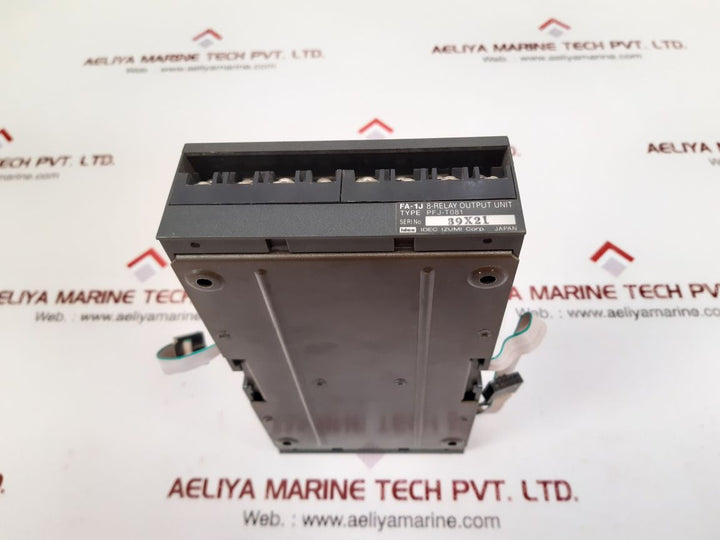 Idec izumi pfj-t081 8-relay output unit fa-1j