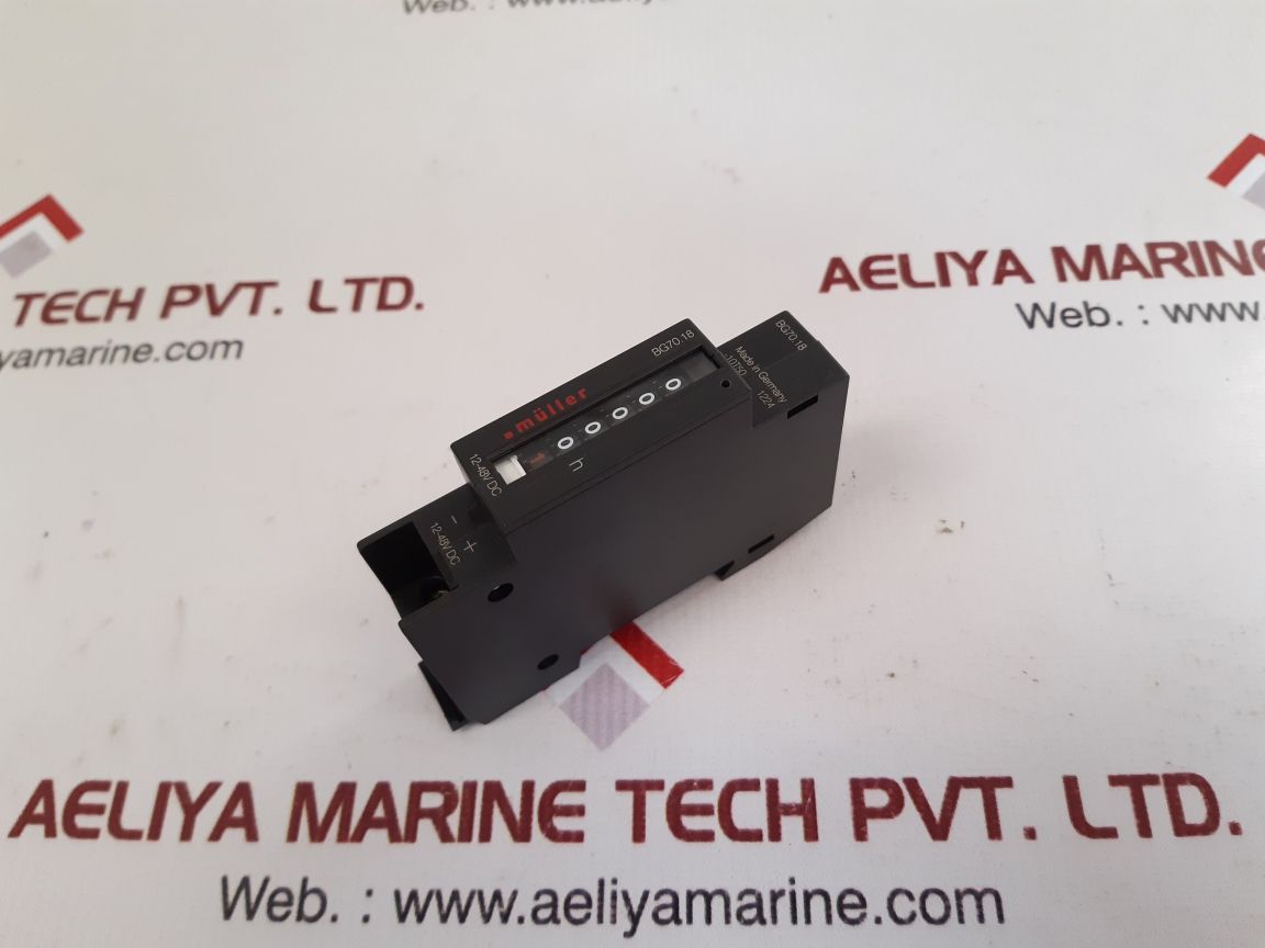 Muller bg70.18 operating time counter
