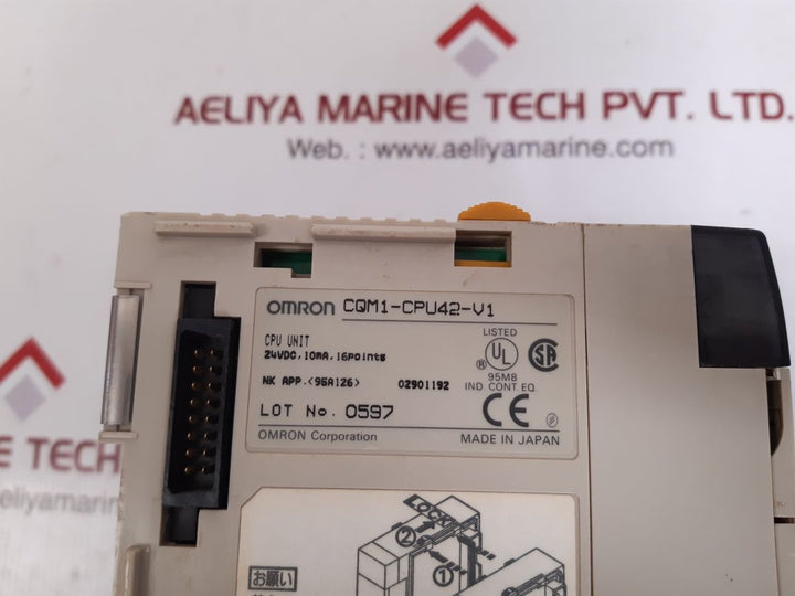 Omron cqm1-cpu42-v1 cpu unit
