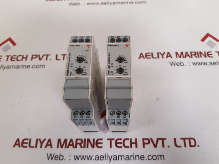 Carlo gavazzi daa01dm24 delay on operate timer used
