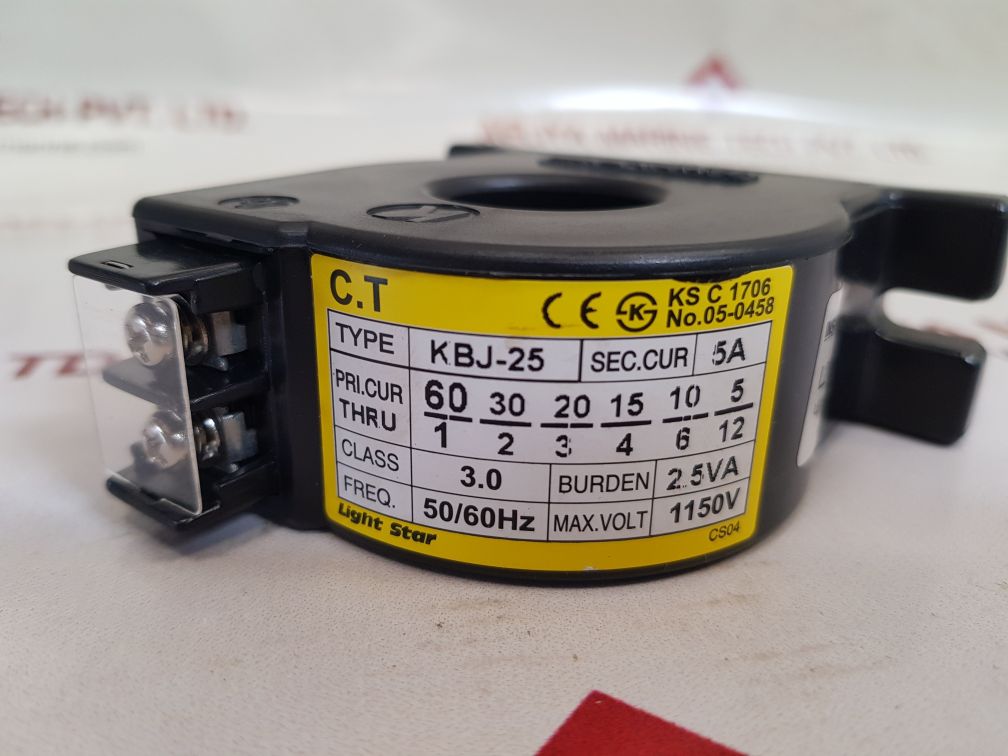 Light star kbj-25 current transformer New 