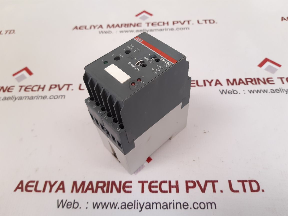 Abb cm-iwn-dc earth-leakage monitoring relay 1svr450065r0000
