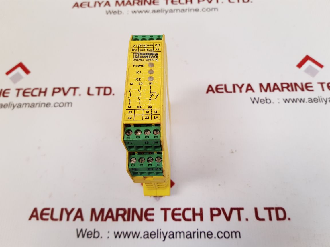 Phoenix contact psr-scp-24uc/esa4/2x1/1x2 safety relays
