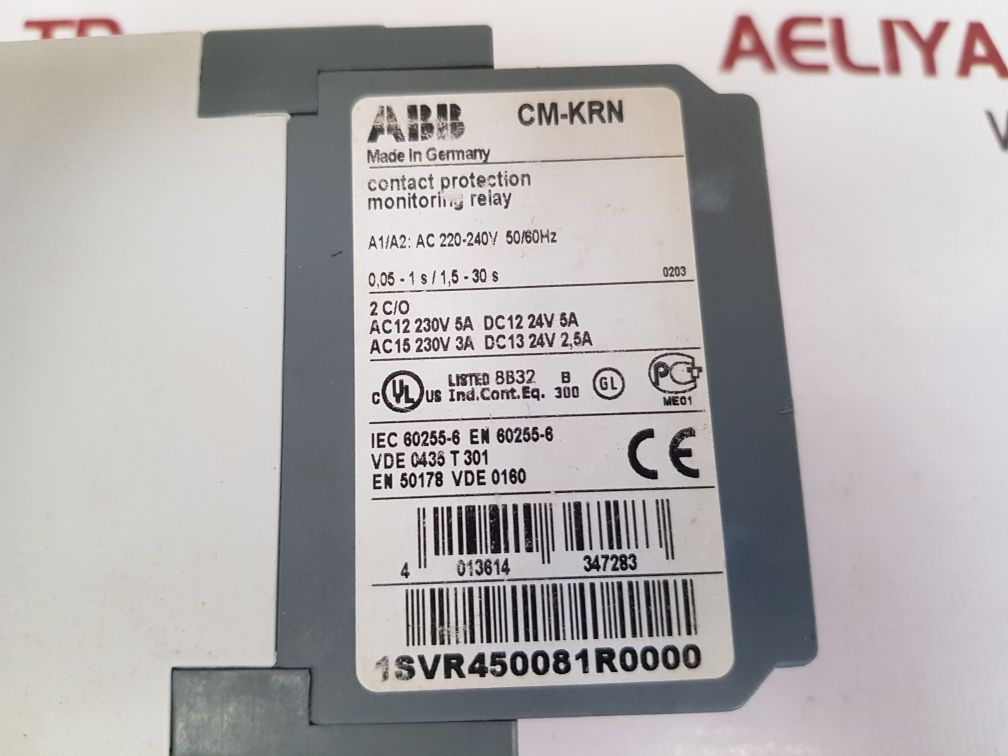 Abb Cm-krn Monitoring Relay 1Svr450081R0000