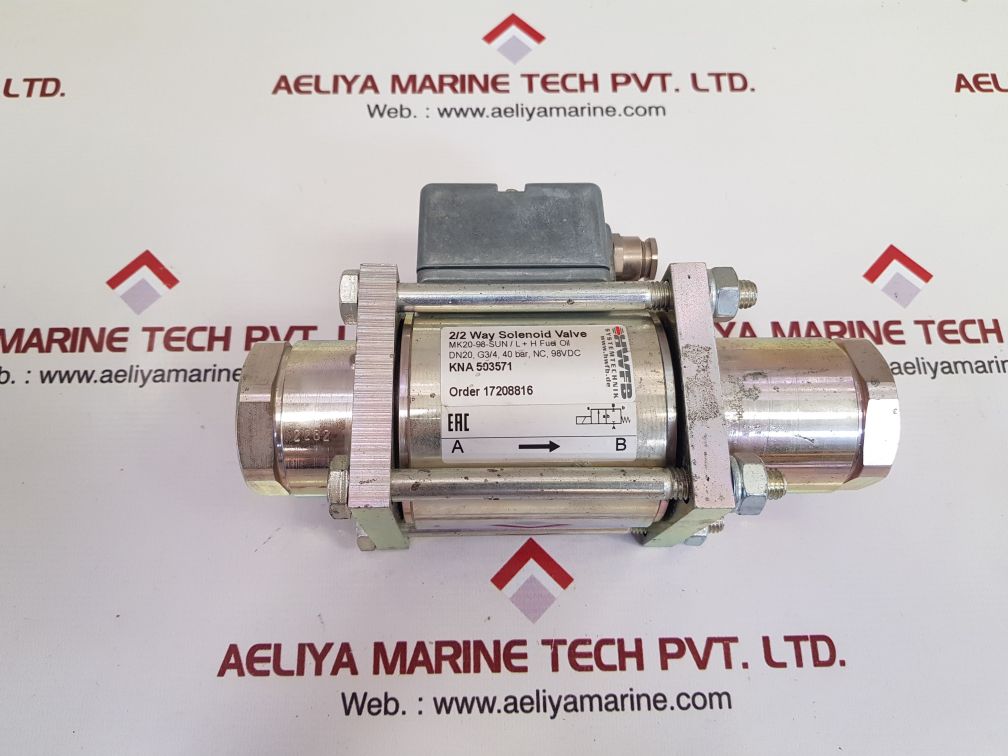 Hwfb systemtechnik mk20-98-sun 2/2 way solenoid valve