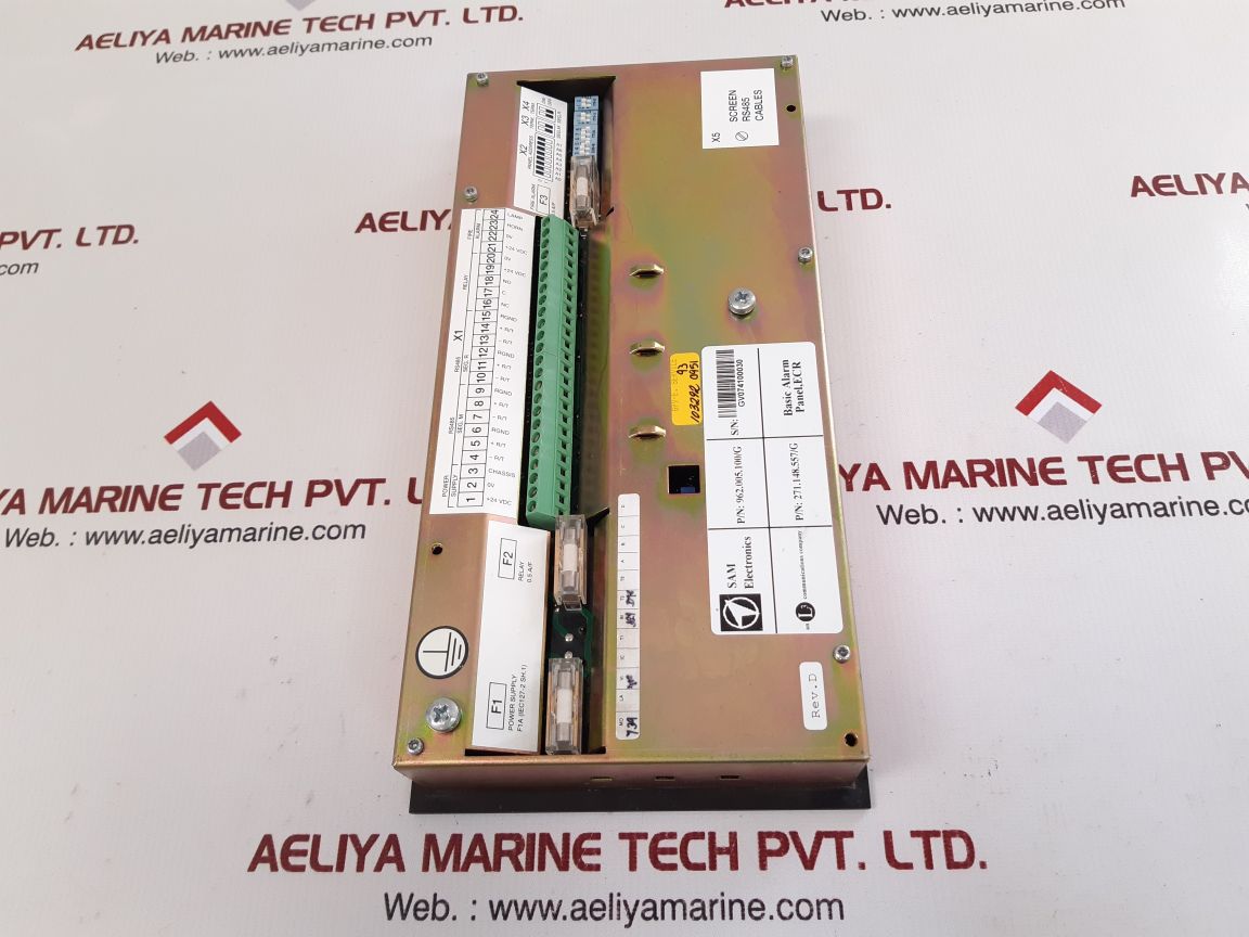 Lyngso marine ums 2100 basic alarm panel 962.005.100 used
