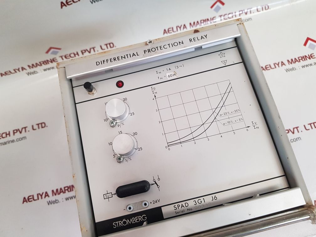 Stromberg spad 3g1 j6 differential protection relay