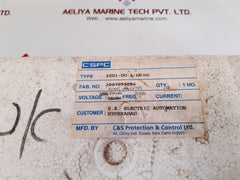 Cspc iru1-uo-1-hd voltage relay new