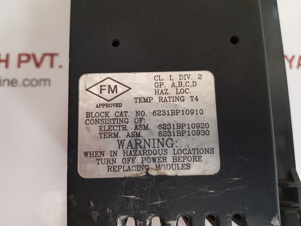 Abb 6231bp10930c-k terminal assembly mod 300