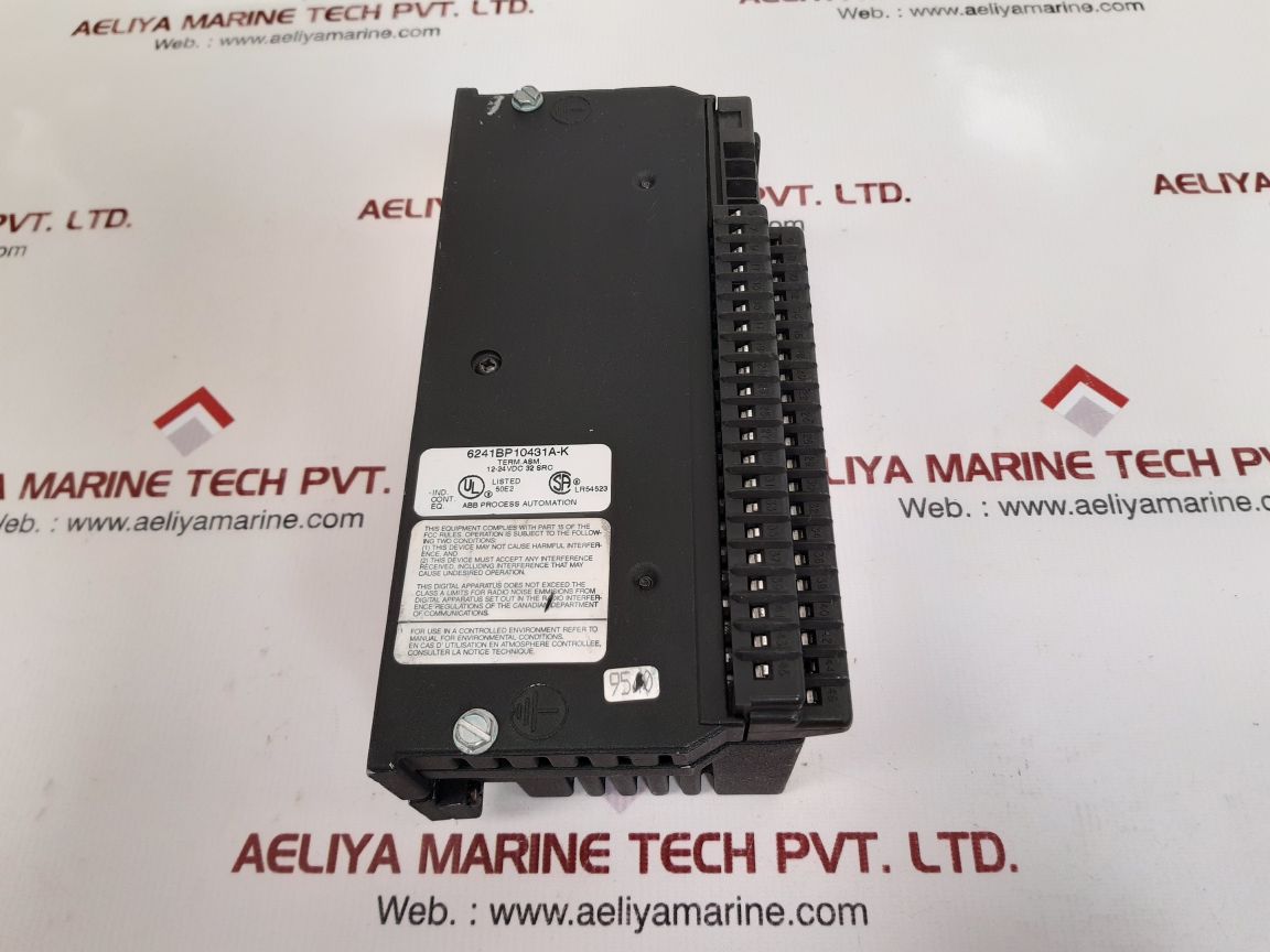 Abb 6241bp10431a-k terminal assembly i/o block taylor mod 300 6241bp10421a-n