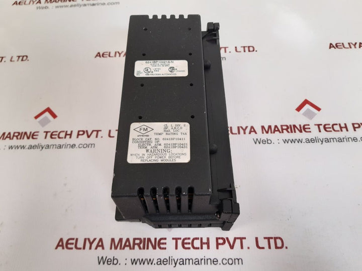 Abb 6241bp10431a-k terminal assembly i/o block taylor mod 300 6241bp10421a-n