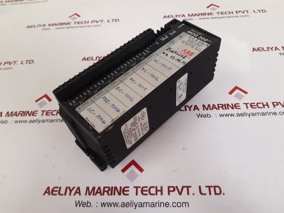 Abb 6241bp10431a-k terminal assembly i/o block taylor mod 300 6241bp10421a-n