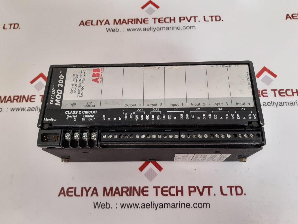 Abb taylor mod 300 analog module 6231bp10930d-k

