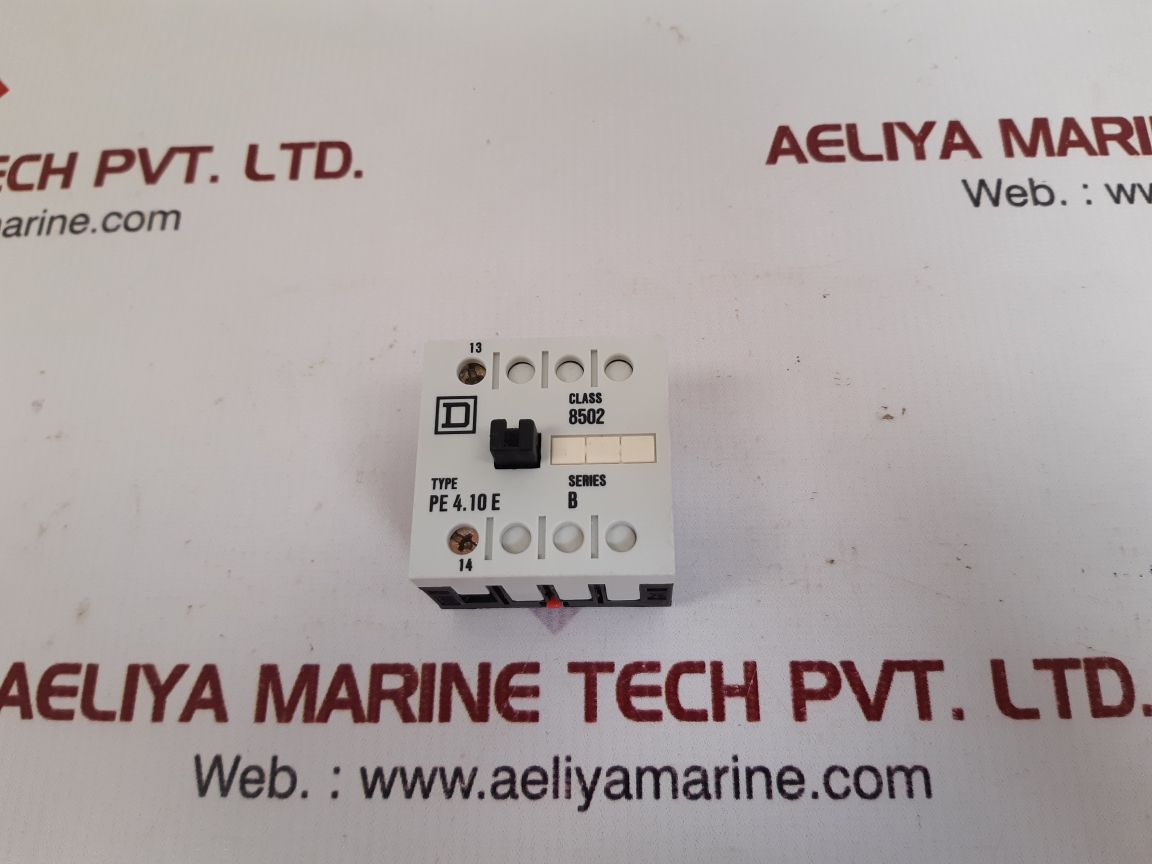 Square d class 8502 auxiliary contact pe 4.10 e