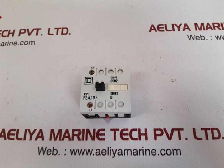 Square d class 8502 auxiliary contact pe 4.10 e