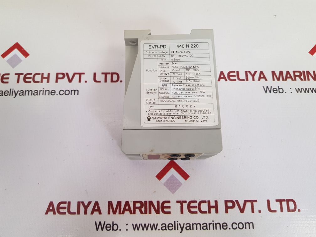 Samwha evr-pd 440 n 220 electronic voltage relay