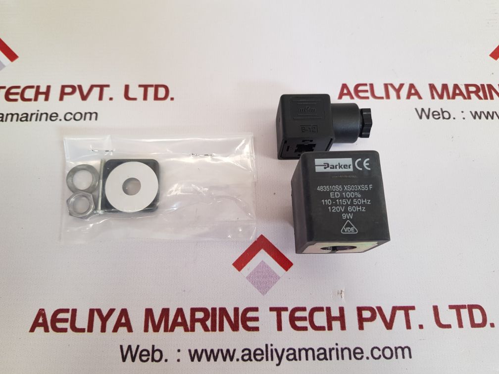 Parker 483510s5 xs03xs5f solenoid valve coil