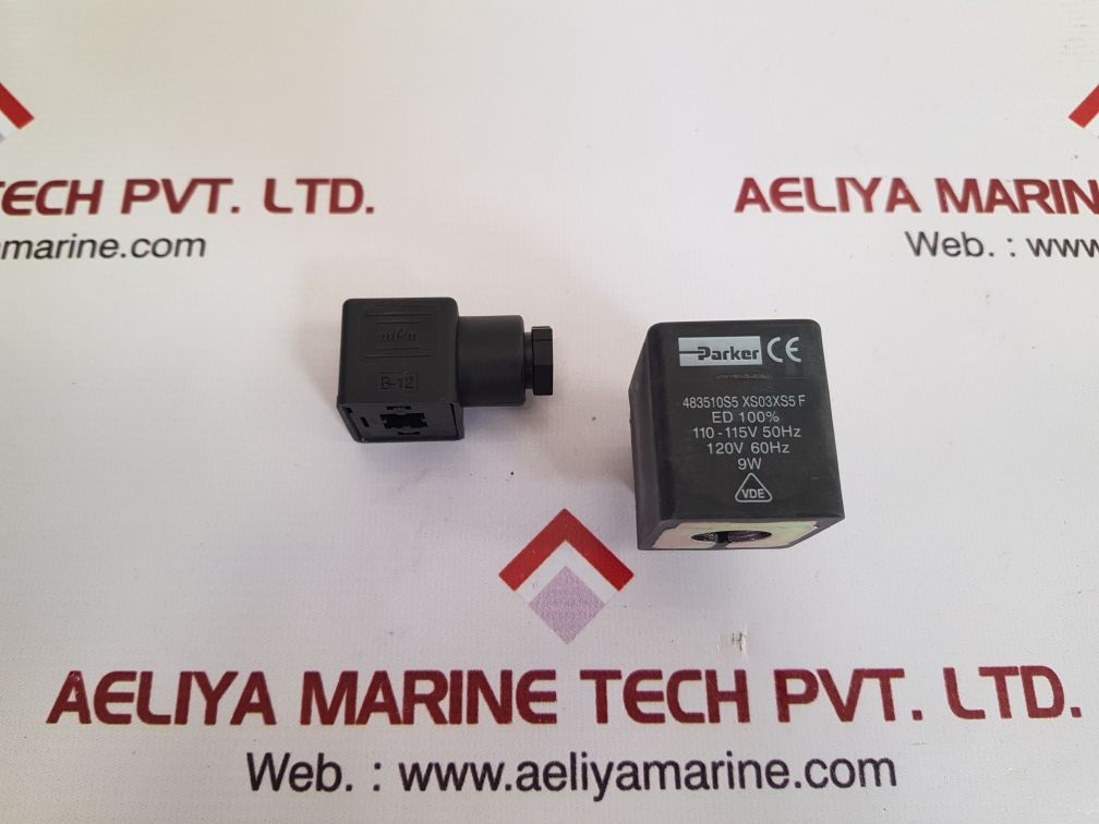 Parker 483510s5 xs03xs5f solenoid valve coil
