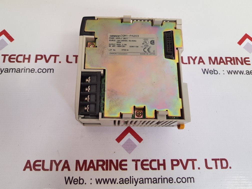 Omron cqm1-pa203 power supply unit