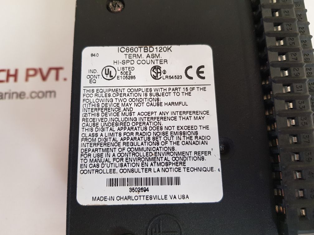 Ge fanuc ic660bbd120/ic660tbd120k high speed counter