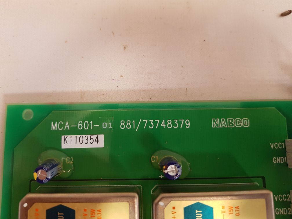 Nabco mca-601-01 pcb card 881/73748379 New