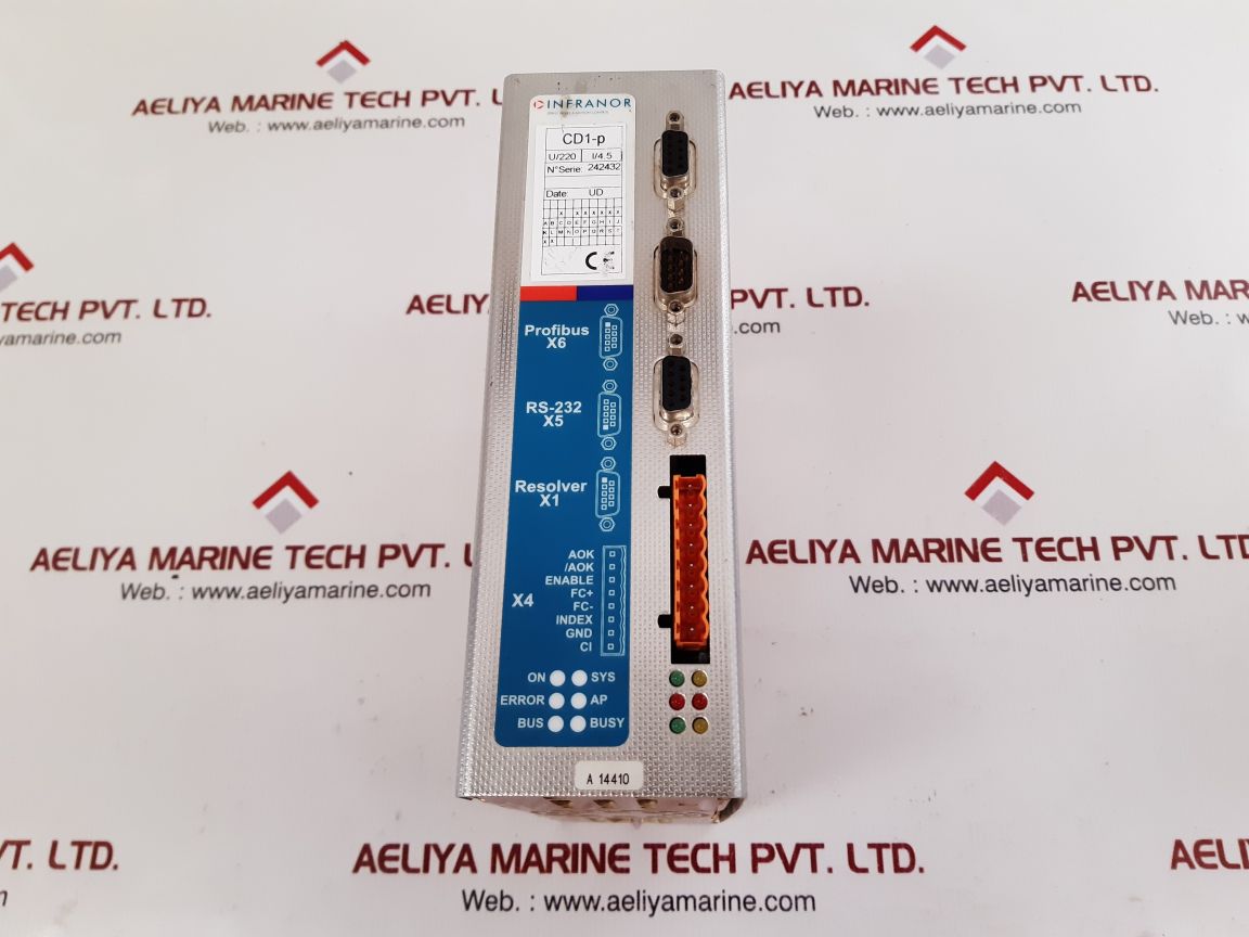 Infranor cd1-p u/220 1/4.5  servo drives & motion control