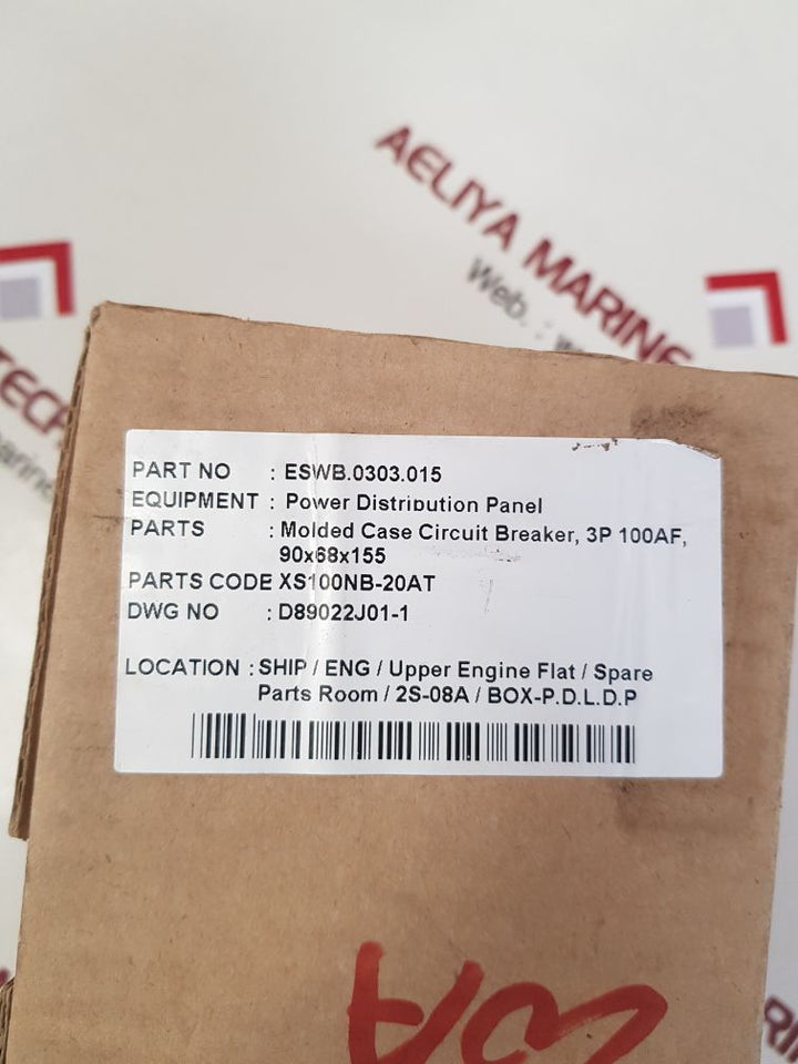 Terasaki xs100nb circuit breaker 20a