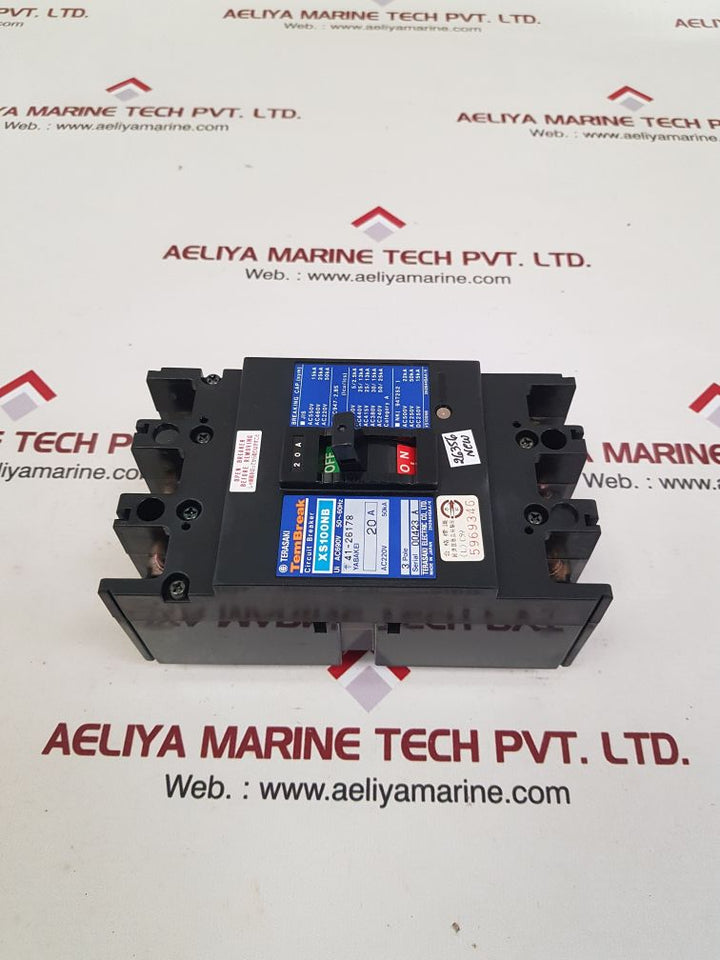 Terasaki xs100nb circuit breaker 20a