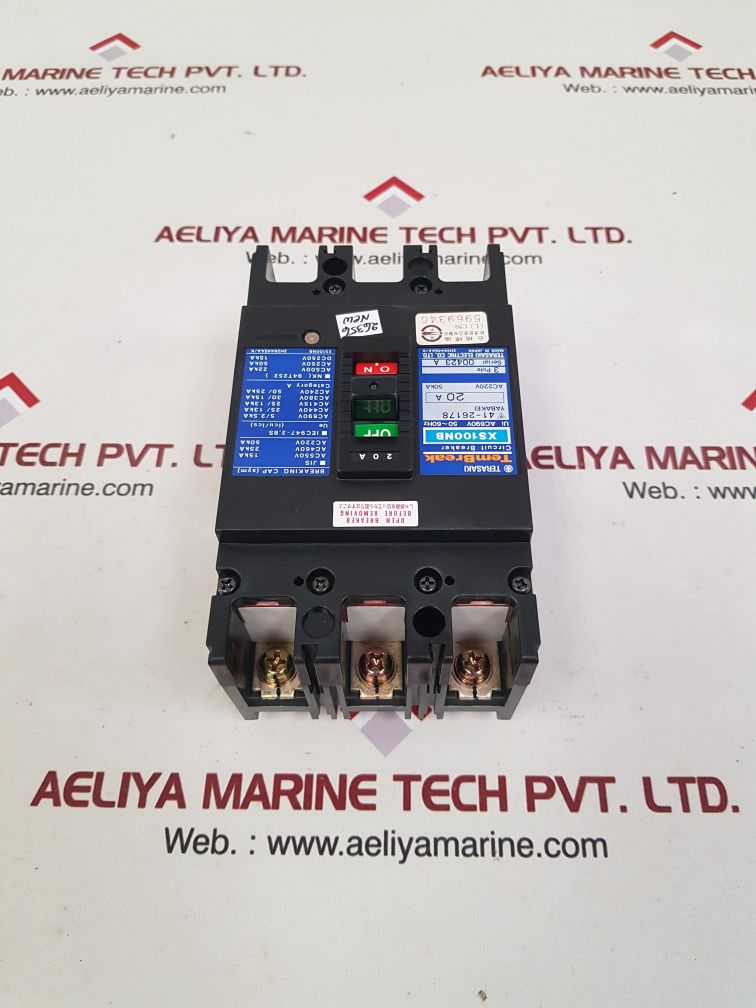 Terasaki xs100nb circuit breaker 20a