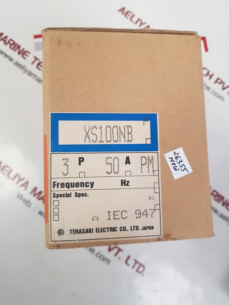 Terasaki xs100nb circuit breaker 50a