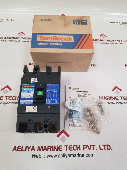Terasaki xs100nb 3-pole tembreak circuit breaker