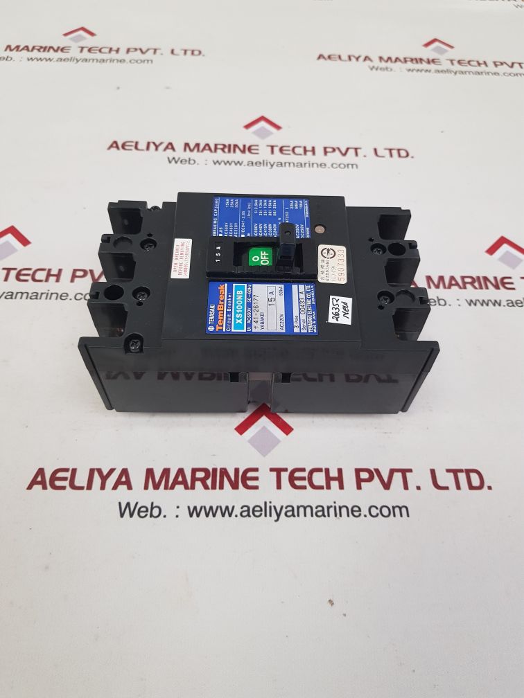 Terasaki xs100nb tembreak circuit breaker 15a